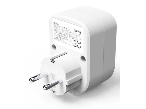 Hama 00223343, Sisätila, Type F (CEE 7/4), Suora, Muovi, Valkoinen, Power Delivery, Power Delivery 2.0, Power Delivery 3.0