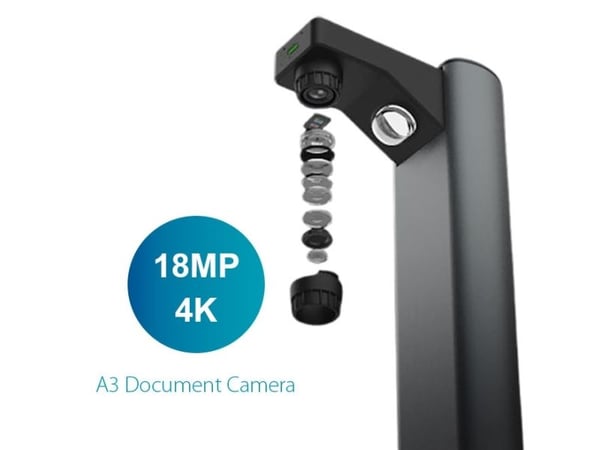 IRIS IRIScan Desk 7 Pro - Digital dokumentkamera - färg - 18 MP - 4912 x 3680 - USB-C - YUY2, MJPEG, AVI, FLV, WMV
