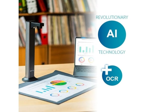 IRIS IRIScan Desk 7 Pro - Digital dokumentkamera - färg - 18 MP - 4912 x 3680 - USB-C - YUY2, MJPEG, AVI, FLV, WMV