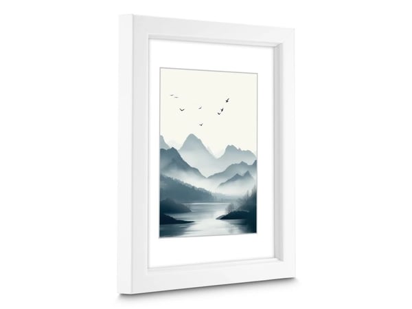 Hama Chill, Enkel bilderamme, Polystyren (PS), Hvit, Bord, Vegg, 7 x 10 cm, Rektangulær