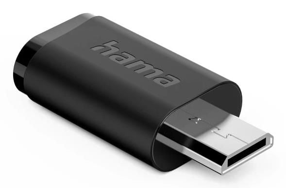 Hama 00201744, USB Type-C, Micro-USB B, Naarasliitin, Musta, Naarasliitin, Urosliitin