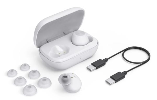 Hama Spirit Chop II, True Wireless Stereo (TWS), Idretter, 20 - 20000 Hz, 40 g, Hodesett, Hvit