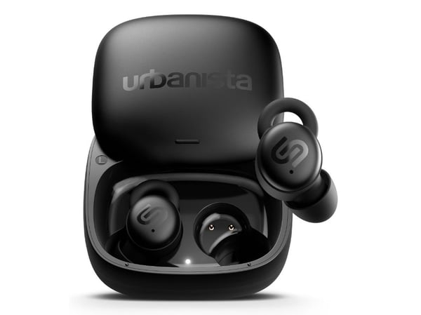 Urbanista Porto - True wireless-hodetelefoner med mikrofon - i øret - Bluetooth - midnatts sort