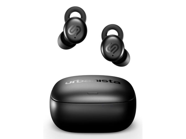 Urbanista Porto - True wireless-hodetelefoner med mikrofon - i øret - Bluetooth - midnatts sort