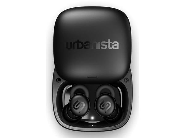 Urbanista Porto - True wireless-hodetelefoner med mikrofon - i øret - Bluetooth - midnatts sort