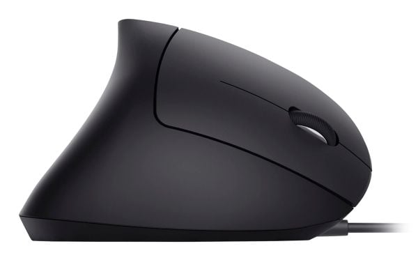 Ergonominen hiiri USB-A pistoke L+R 1.80m musta (245118)