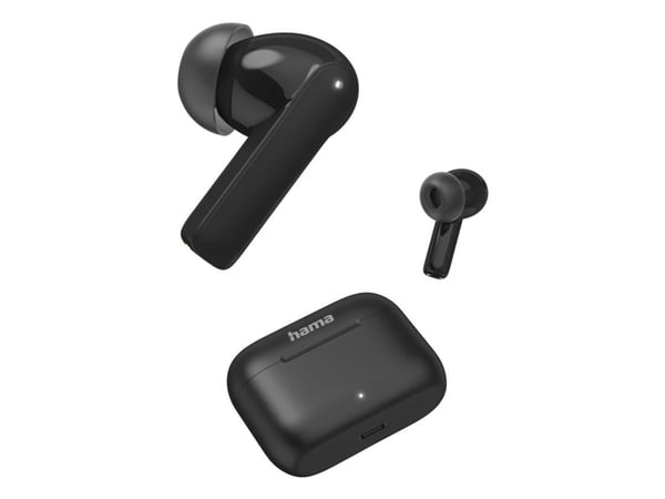 Hama Passion Clear II, True Wireless Stereo (TWS), 20 - 20000 Hz, Samtaler/musikk, 50 g, Hodesett, Svart
