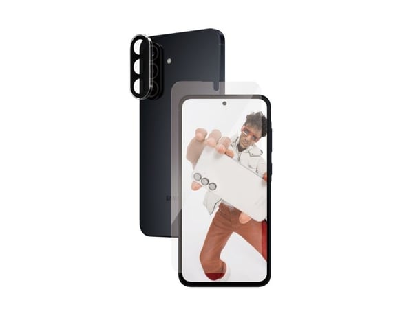 SAFE. by PanzerGlass - 2-i-1-pakke - skjerm- / linsebeskytterkit for mobiltelefon - ultravid passform med EasyAligner - glass - for Samsung Galaxy A56