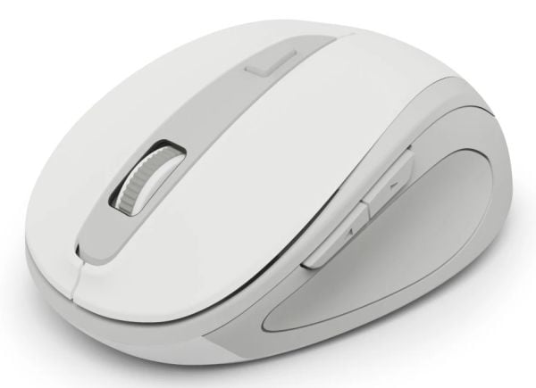 Hama WM-400, Høyre hendt, Optisk, RF kabel-fri, 1600 DPI, Hvit