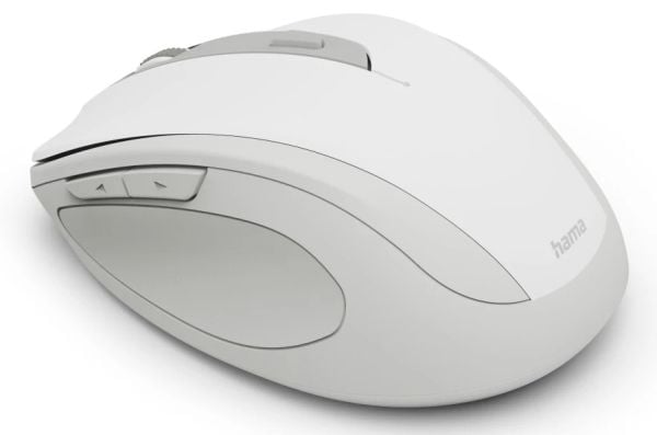 Hama WM-400, Høyre hendt, Optisk, RF kabel-fri, 1600 DPI, Hvit