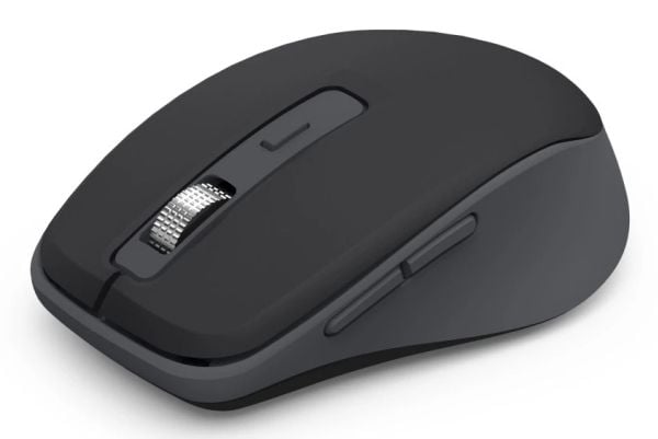 Hama WM-450, Høyre hendt, Optisk, RF trådløs + Bluetooth, 1600 DPI, Svart