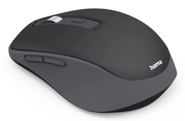 Hama WM-450, Høyre hendt, Optisk, RF trådløs + Bluetooth, 1600 DPI, Svart