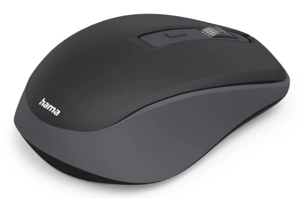 Hama WM-450, Høyre hendt, Optisk, RF trådløs + Bluetooth, 1600 DPI, Svart