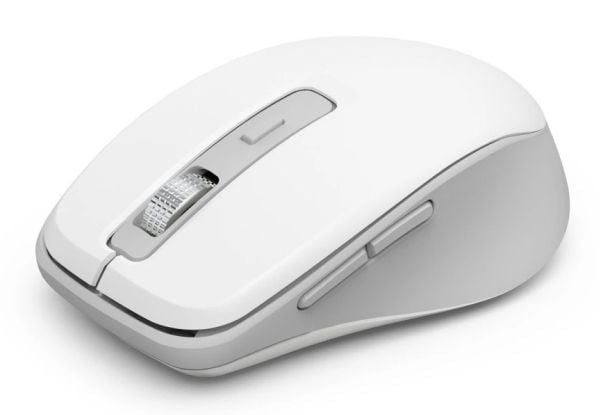 Hama WM-450, Høyre hendt, Optisk, RF trådløs + Bluetooth, 1600 DPI, Hvit