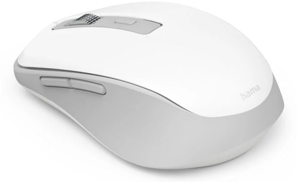 Hama WM-450, Høyre hendt, Optisk, RF trådløs + Bluetooth, 1600 DPI, Hvit
