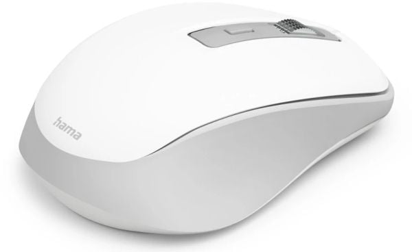 Hama WM-450, Høyre hendt, Optisk, RF trådløs + Bluetooth, 1600 DPI, Hvit