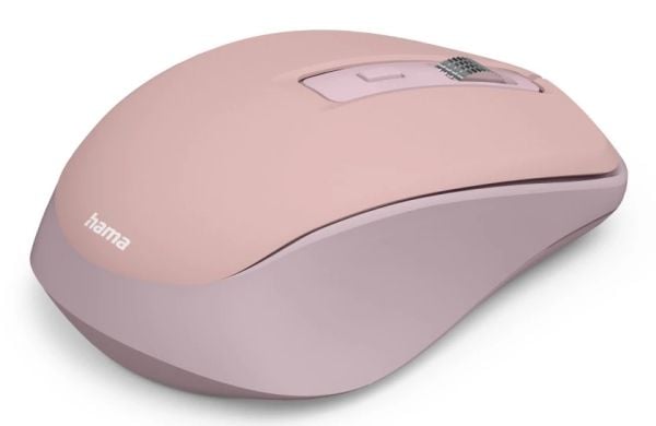 Hama WM-450, Høyre hendt, Optisk, RF trådløs + Bluetooth, 1600 DPI, Rosa