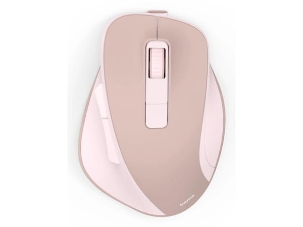 Hama WM-500, högerhand, Optisk, RF Trådlös, 1600 DPI, Rosa