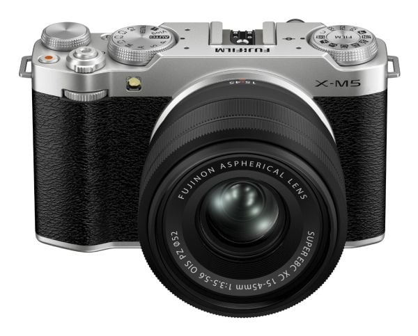 Fujifilm X -M5, 26,1 MP, 6240 x 4160 piksler, X-Trans CMOS 4, 6.2K, Berøringsskjerm, Sort, Sølv