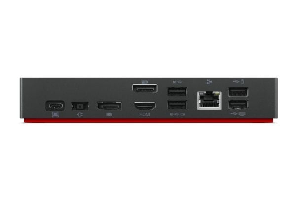 Lenovo - Dokkingstasjon - USB-C - HDMI, 2 x DP - 1GbE - 90 Watt - nordiske