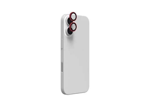 ZAGG InvisibleShield Premium GL - Linsebeskytter for mobiltelefon - rød - for Apple iPhone 16, 16 Plus, 17