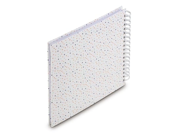Hama Confetti, Flerfarget, 100 ark, Spiralbinding, 100 x 150 mm, Hvit, 50 ark