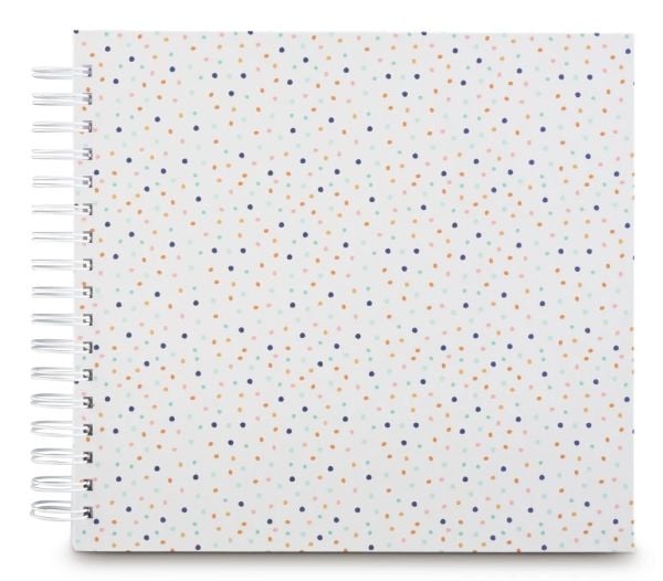 Hama Confetti, Flerfarget, 100 ark, Spiralbinding, 100 x 150 mm, Hvit, 50 ark