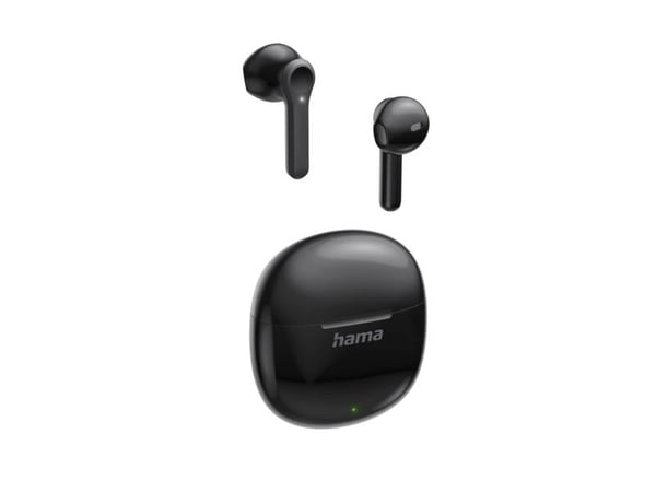 Hama Action One, True Wireless Stereo (TWS), Samtaler/musikk, 20 - 20000 Hz, 34 g, Hodesett, Svart