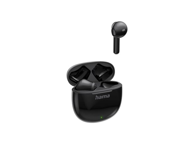 Hama Action One, True Wireless Stereo (TWS), Samtaler/musikk, 20 - 20000 Hz, 34 g, Hodesett, Svart