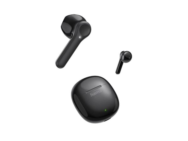 Hama Action One, True Wireless Stereo (TWS), Samtaler/musikk, 20 - 20000 Hz, 34 g, Hodesett, Svart