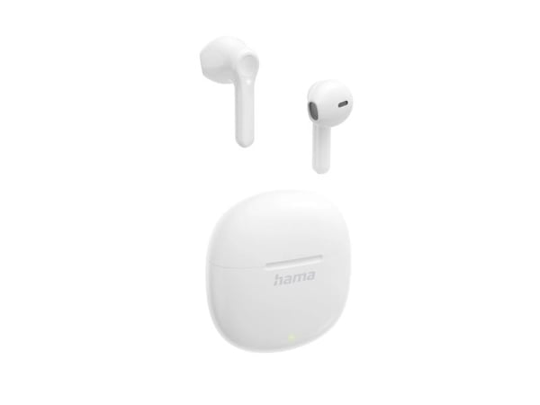 Hama Action One, True Wireless Stereo (TWS), Samtaler/musikk, 20 - 20000 Hz, 34 g, Hodesett, Hvit
