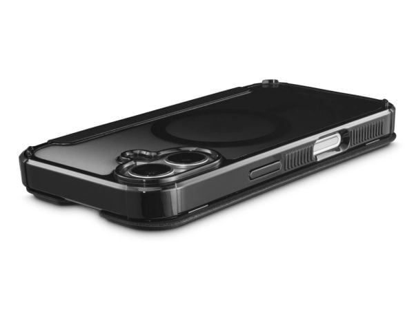 Hama Extreme Protect, Folio-kotelo, Apple, iPhone 16, 15,5 cm (6.1"), musta