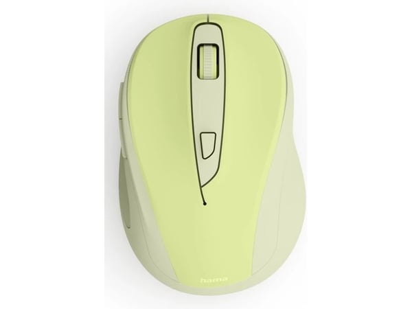 Hama WM-400, högerhand, Optisk, RF Trådlös, 1600 DPI, Grön