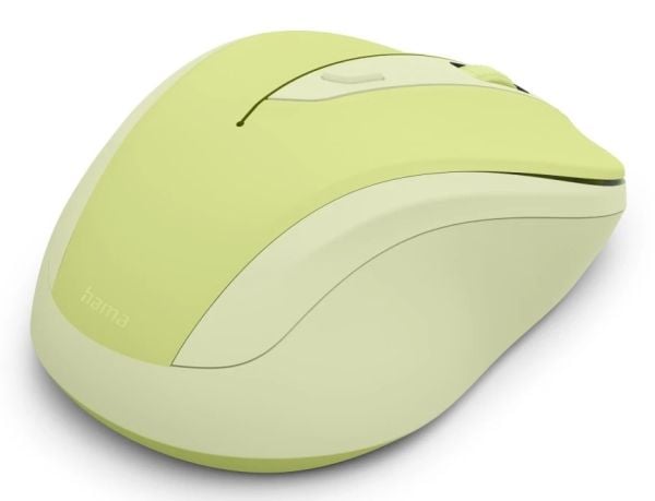 Hama WM-400, Høyre hendt, Optisk, RF kabel-fri, 1600 DPI, Grønn