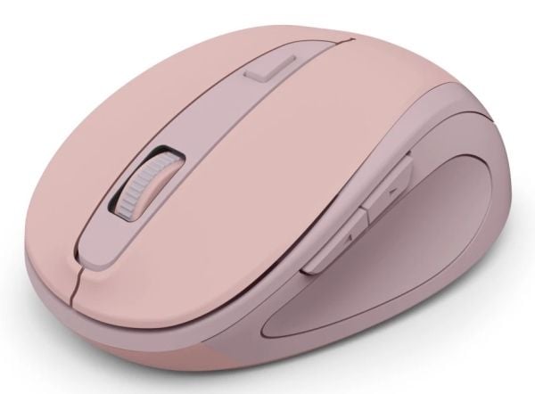 Hama WM-400, Høyre hendt, Optisk, RF kabel-fri, 1600 DPI, Rosa