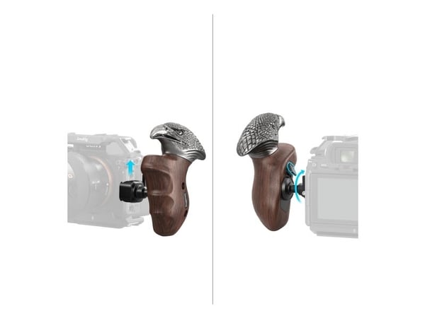 SmallRig 4817, Håndgrep for digitalkamera, Universal, Aluminium, Tre, Aluminium, Tre, 130,5 mm, 85,5 mm