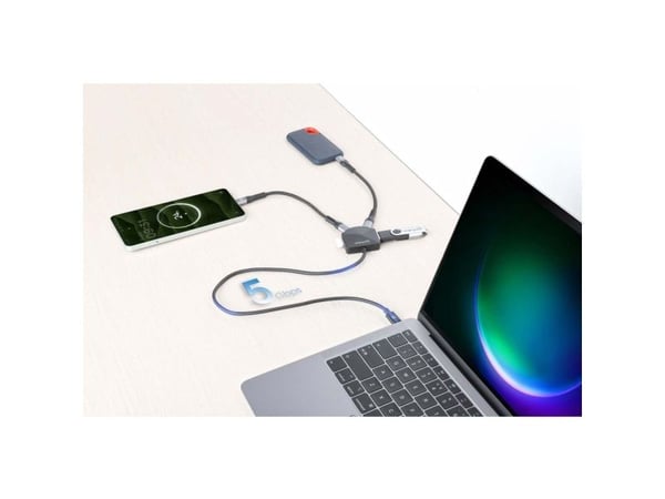 Manhattan 181150, Koblet med ledninger (ikke trådløs), USB 3.2 Gen 2 (3.1 Gen 2) Type-C, Svart, 5 Gbit/s, Plast, USB