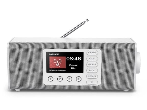Hama DR2002, Personlig, Digitalt, DAB, DAB+, FM, 10 W, TFT, 10,9 cm (4.3")