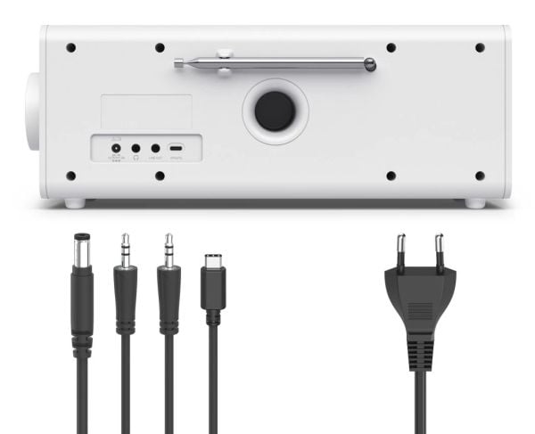 Hama DR2002, Personlig, Digitalt, DAB, DAB+, FM, 10 W, TFT, 10,9 cm (4.3")