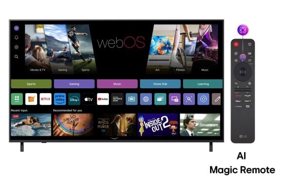LG QNED82 AI 75'' 4K UHD QNED svart - TV 75QNED82A3B.AEU (8806096403457)