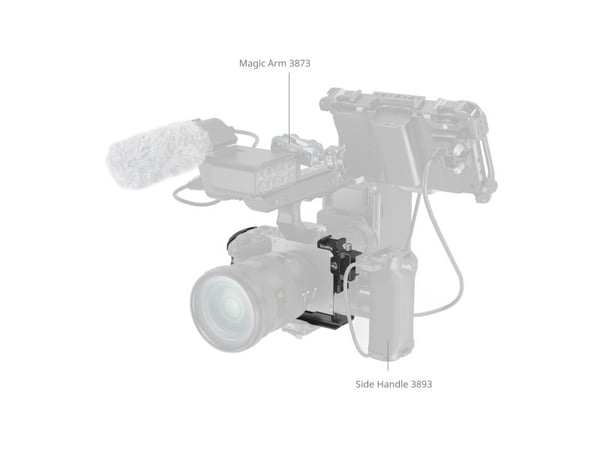 SmallRig 5587, Bur, Sort, Aluminium, Rustfritt stål, Sony FX2, 159,9 mm, 100,4 mm