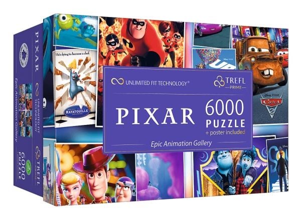 Trefl PRIME Pixar, 6000 kpl, Sarjakuvat, 12 vuosi/vuosia