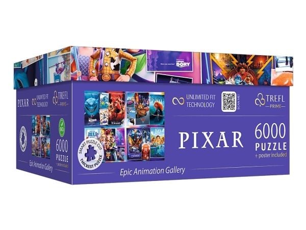 Trefl PRIME Pixar, 6000 stykker, Tegneserier, 12 år