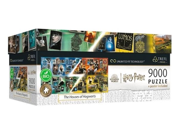 Trefl Wizarding World Harry Potter, 9000 styck, Fantasi