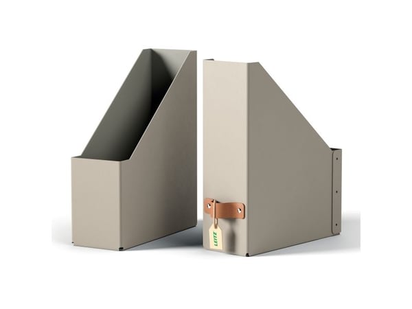 Leitz Puro magasinperm, 100 % resirkulert papp, Beige - (2 stk./pakning)