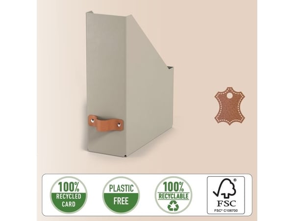 Leitz Puro magasinperm, 100 % resirkulert papp, Beige - (2 stk./pakning)