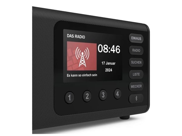 Hama DR1001, Personlig, Digitalt, DAB, DAB+, FM, 5 W, TFT, 10,9 cm (4.3")