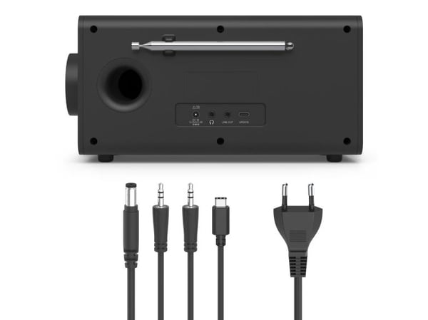 Hama DR1001, Personlig, Digitalt, DAB, DAB+, FM, 5 W, TFT, 10,9 cm (4.3")
