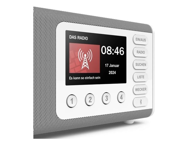 Hama DR1001, Personlig, Digitalt, DAB, DAB+, FM, 5 W, TFT, 10,9 cm (4.3")