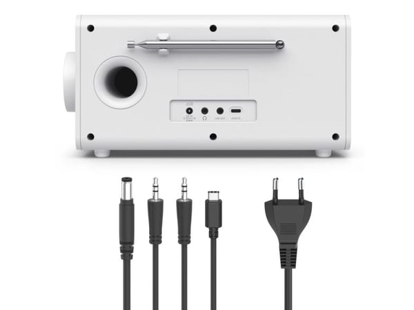 Hama DR1001, Personlig, Digitalt, DAB, DAB+, FM, 5 W, TFT, 10,9 cm (4.3")